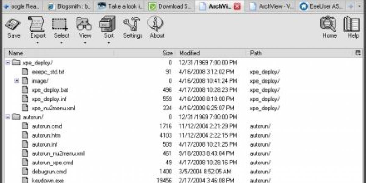 ArchView: Previsualiza archivos comprimidos antes de bajarlos en Firefox