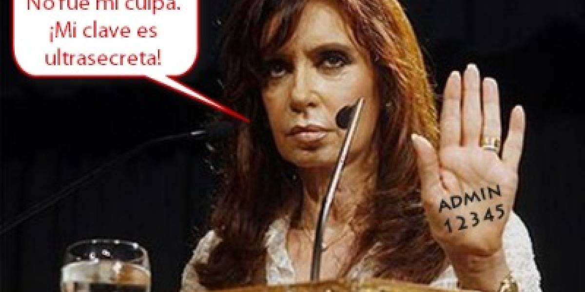 Hacker robó clave fiscal de la presidenta de Argentina