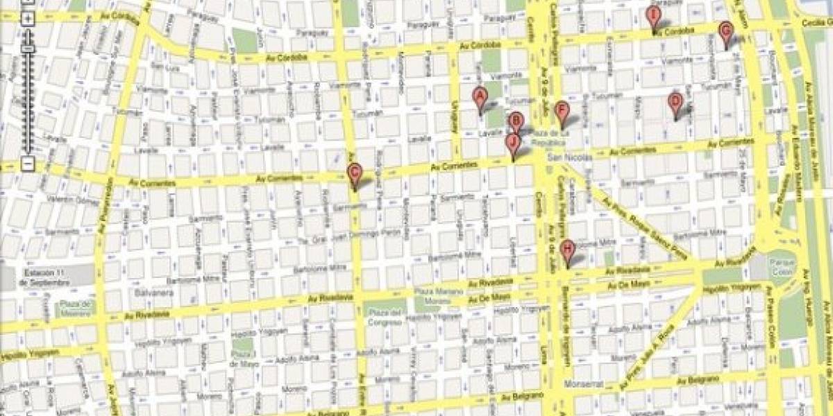 Google maps: Por fin en Argentina