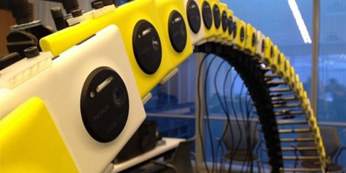 Nokia utiliza 50 de sus Lumia 1020 para recrear el efecto Matrix