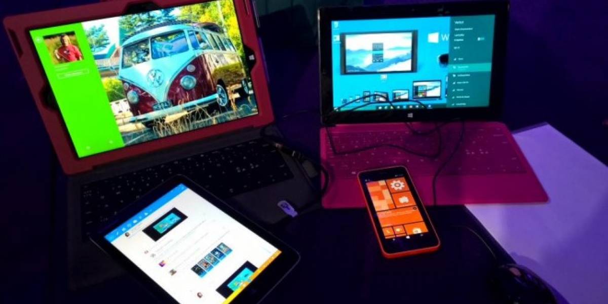 Asi luciría la pantalla de inicio de teléfonos con Windows 10