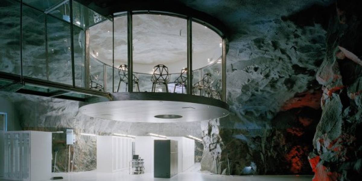Datacenter digno de villano de James Bond