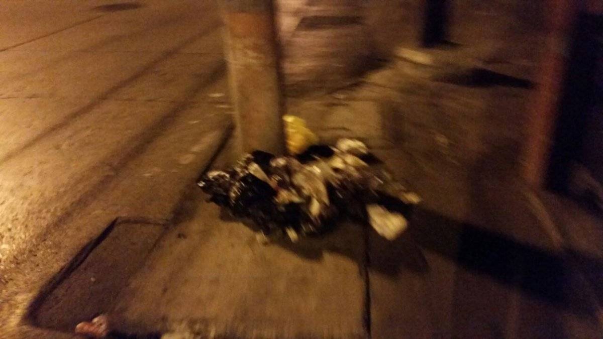 Basurero clandestino en zona 1