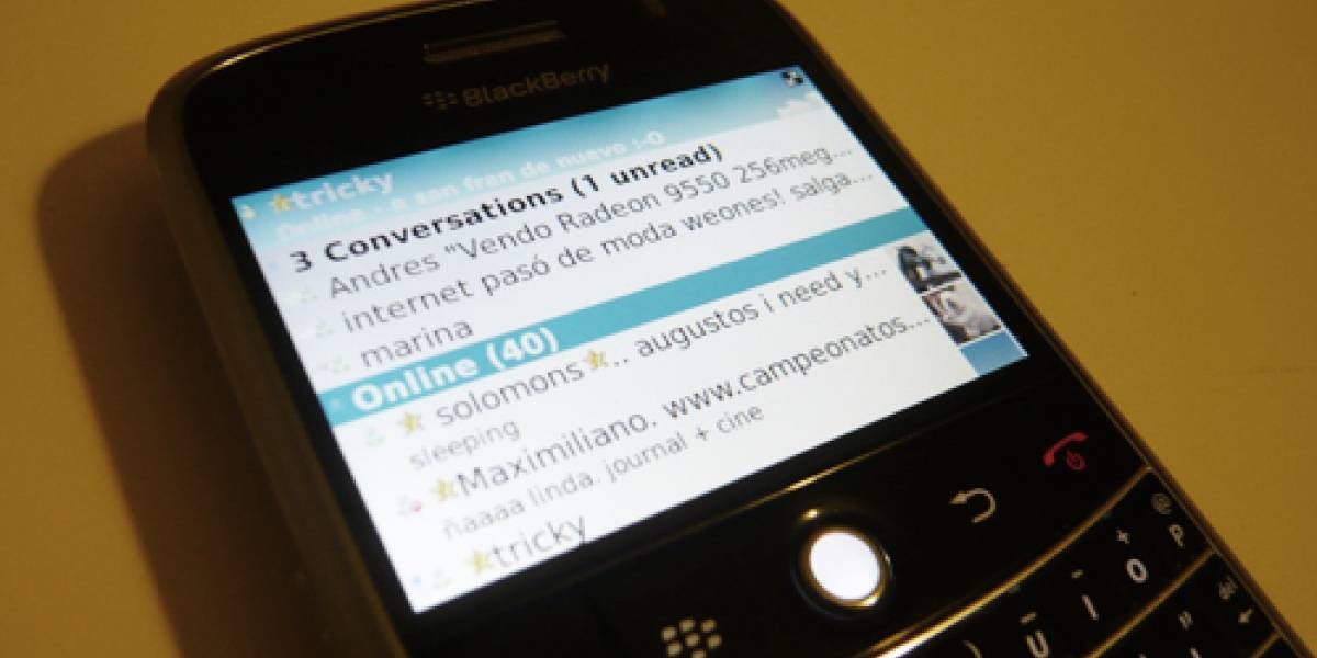 Microsoft lanza Live Messenger para BlackBerry