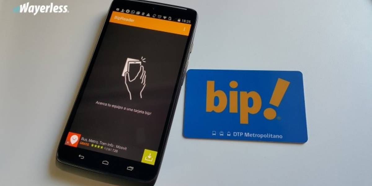 BipReader, consulta el saldo de tu tarjeta Bip! del Transantiago vía NFC