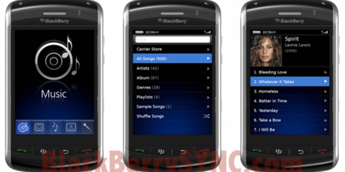 Se filtran imágenes de la BlackBerry Thunder