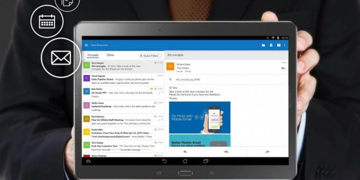 A Outlook para iOS le ha ido tan bien que ya supera a Gmail en el ranking de apps