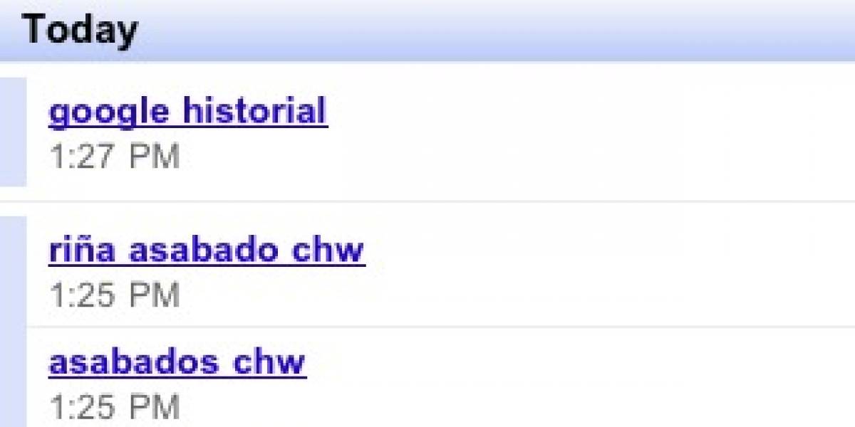 Google ahora ofrece historial para iPhone y Android