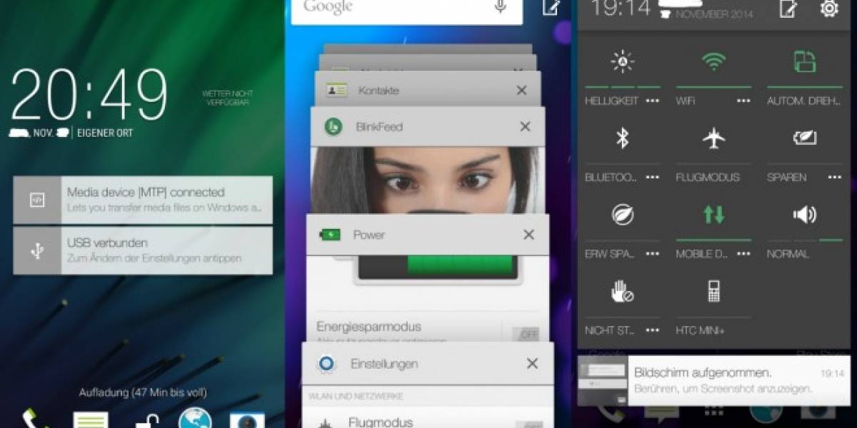 Cómo lucirá Sense para el HTC One M8 con Android 5.0