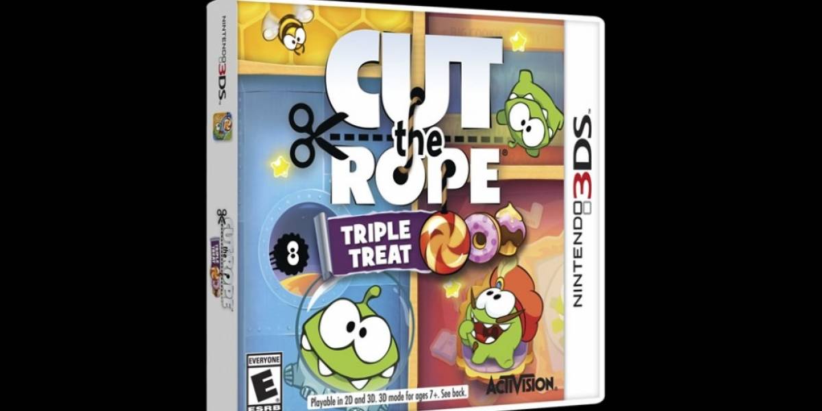 Cut the Rope: Triple Treat aterriza en la 3DS