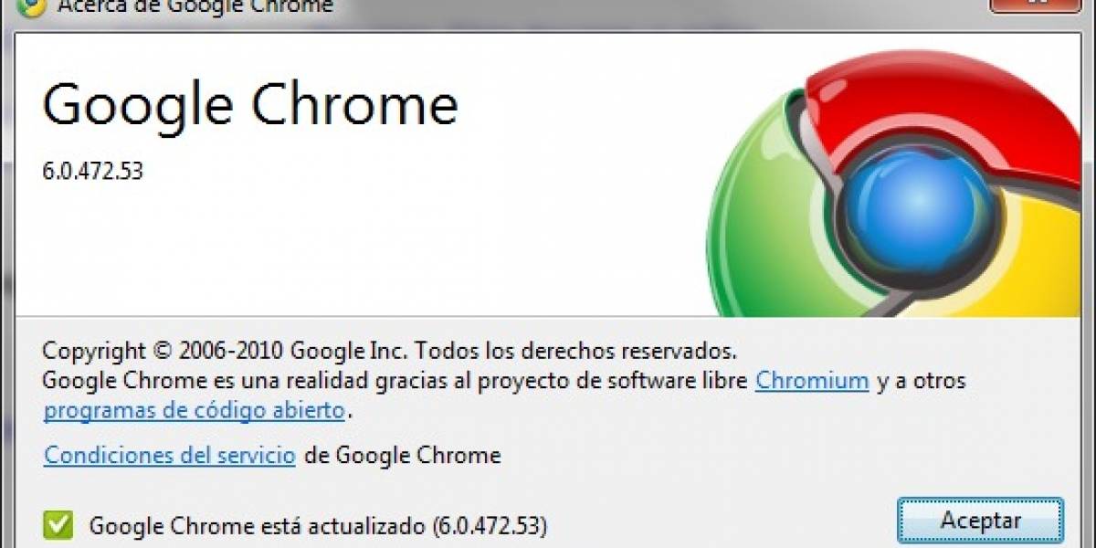 Google libera Chrome 6 final y el navegador cumple dos años