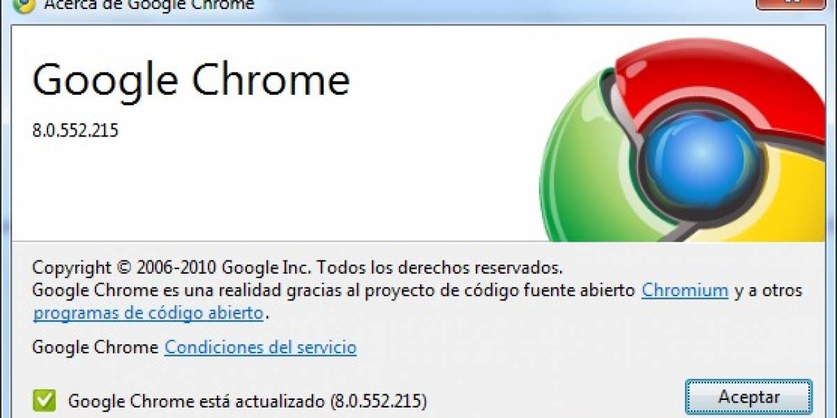 Chrome 8 ya está al aire