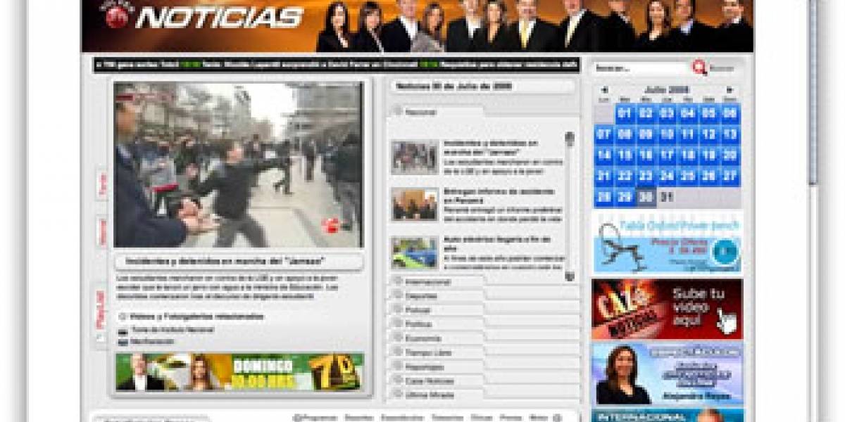 Chilevisión sube sus noticiarios íntegros a Internet