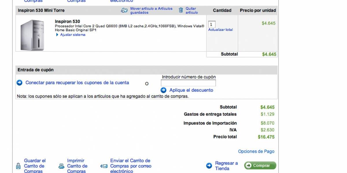 Otra más de Dell: Desktop a $16.000