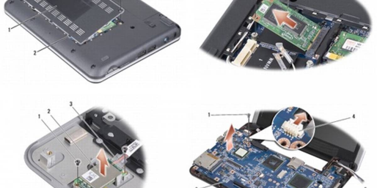 Dell Mini 9 disectado, varias posibilidades para ampliarlo