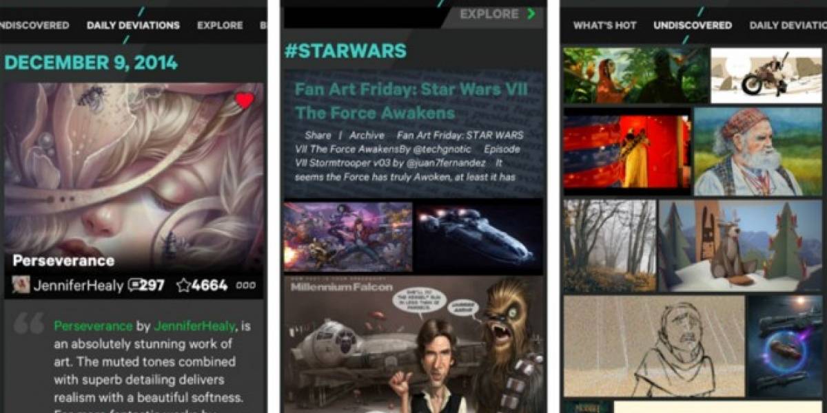 DeviantArt dispara aplicación móvil a Play Store y App Store