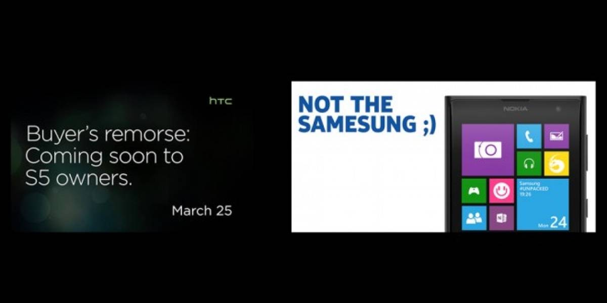 Las reacciones de Nokia y HTC en Twitter tras el lanzamiento del Galaxy S5