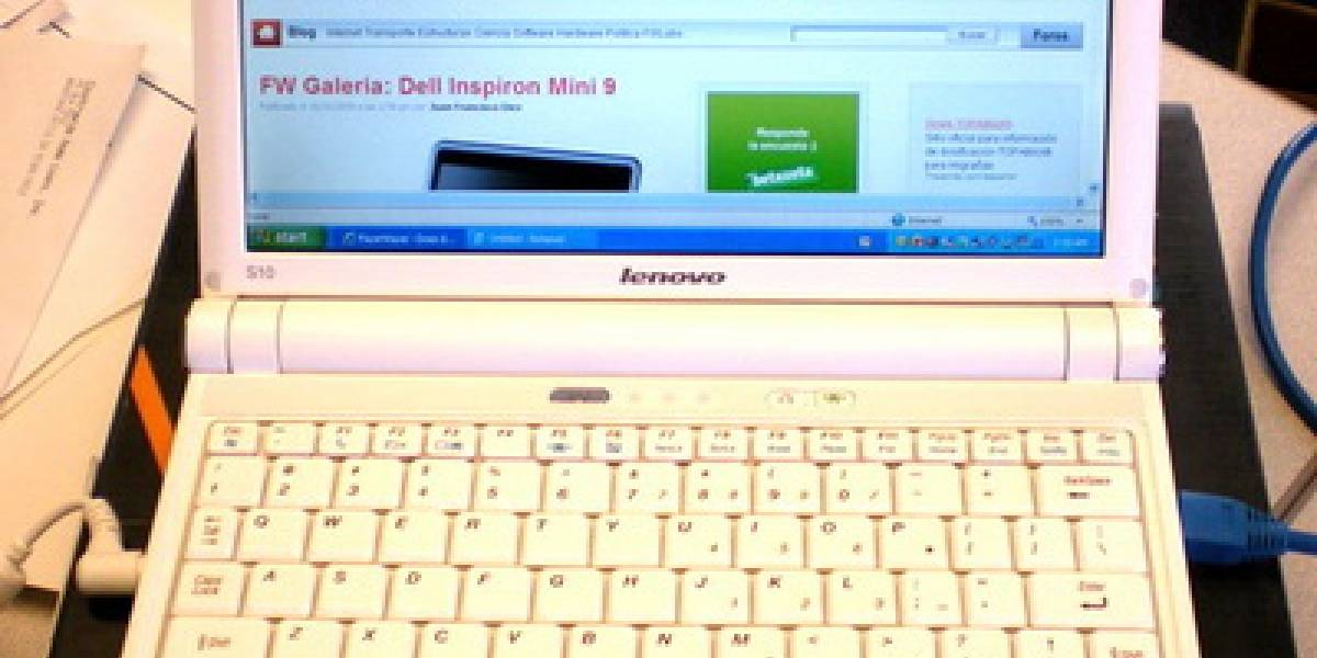Desempacando y a primera vista: Lenovo S10
