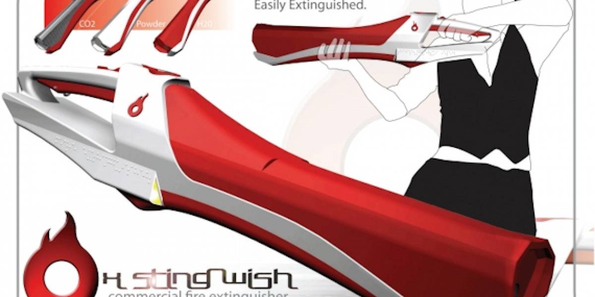 X Sting Wish, extintores futuristas y entretenidos