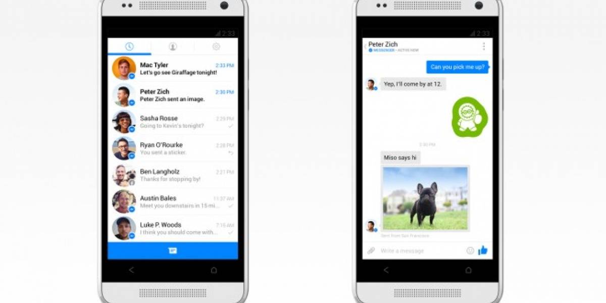 Facebook Messenger supera los 500 millones de descargas en Android