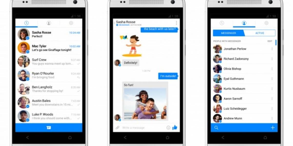 Facebook te invita a participar de la beta pública de Messenger para Android