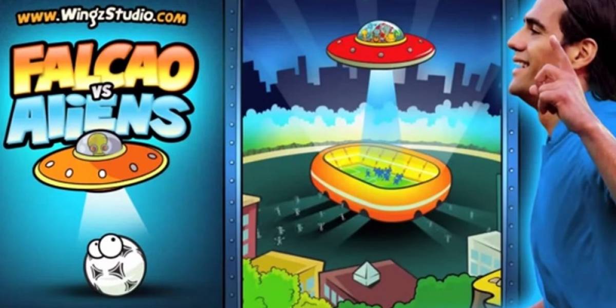 Radamel Falcao combate extraterrestres en este juego para móviles