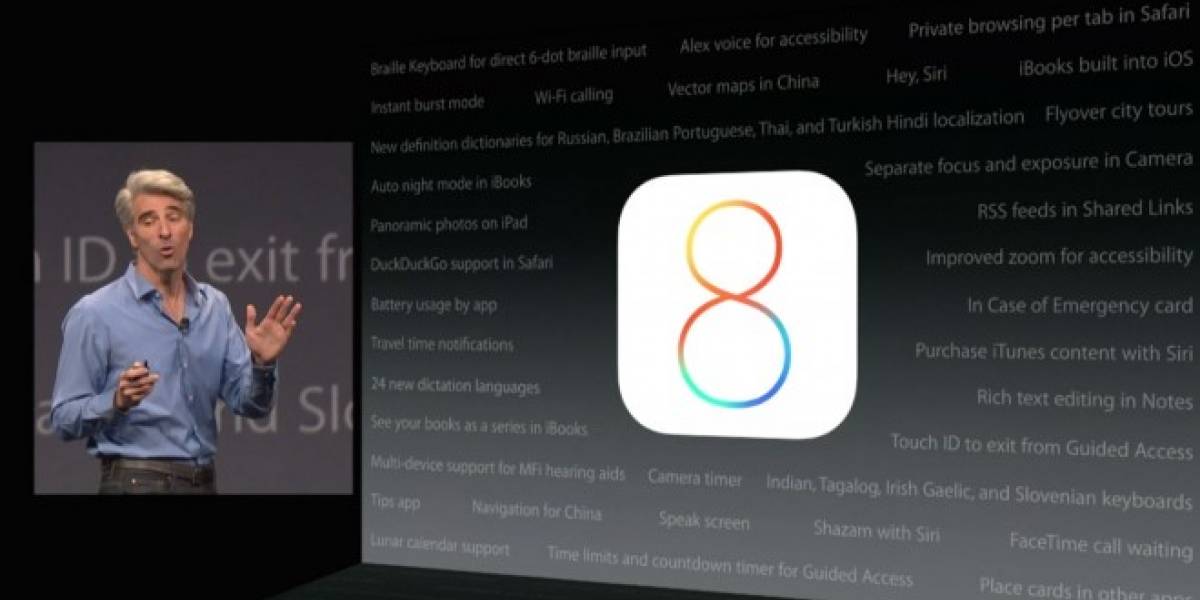 Características y funciones de iOS 8 no presentadas en #WWDC2014