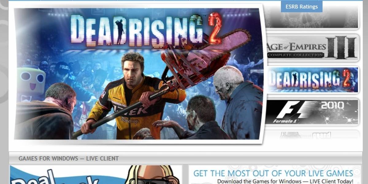 Microsoft presenta tienda web para Games on Demand en Windows