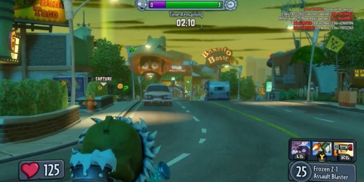 4 minutos de pura jugabilidad en Plants Vs Zombies: Garden Warfare