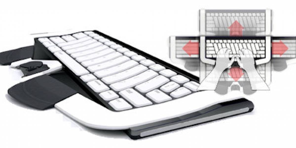 Glide, un teclado conceptual para geeks musculosos
