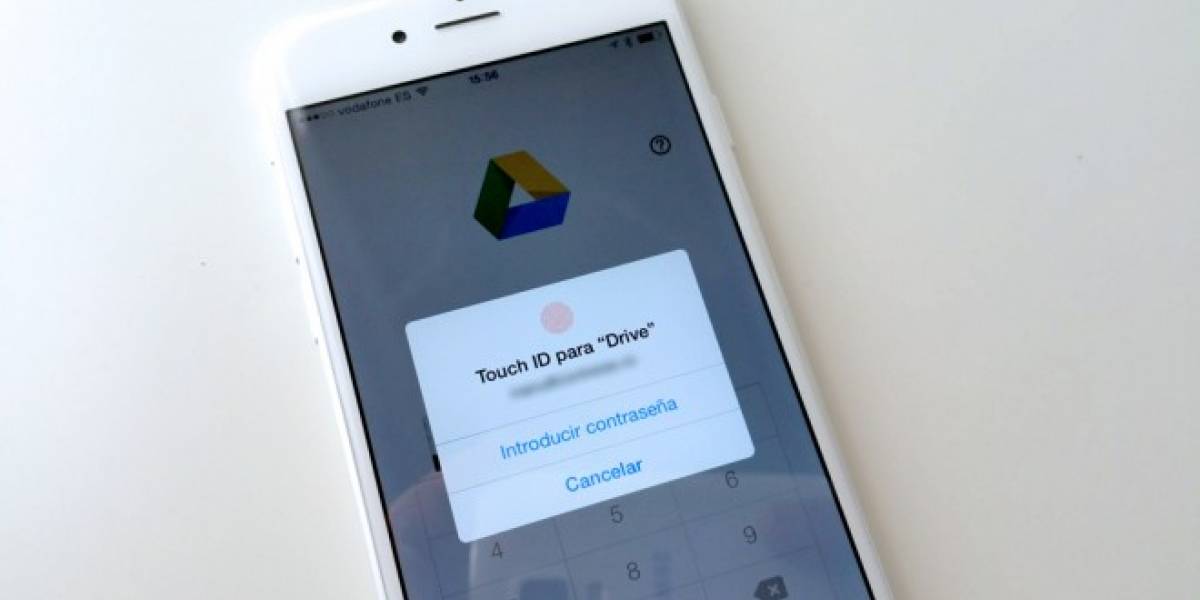 Google Drive en iOS 8 puede usar Touch ID