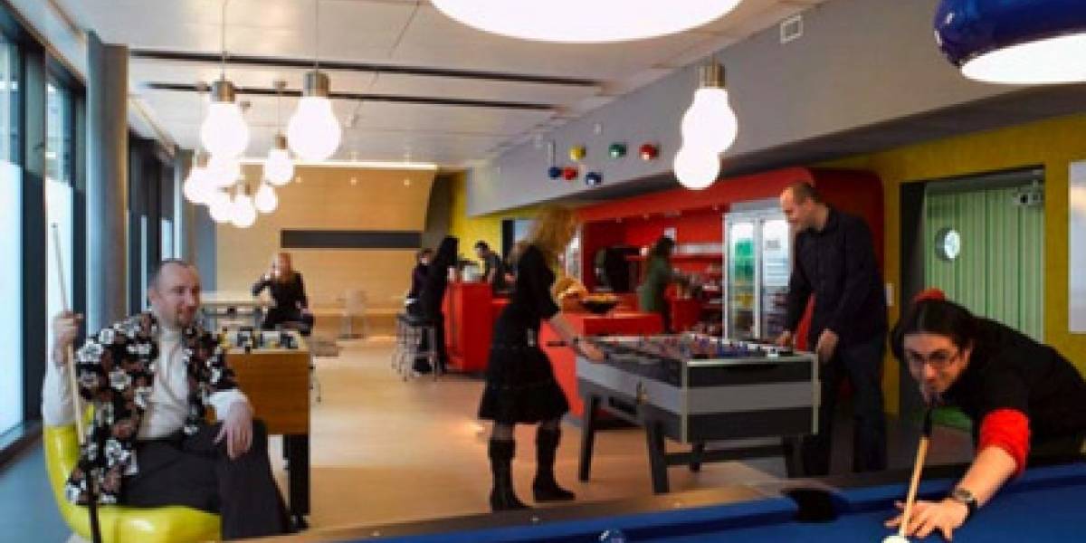 Oficinas de Google en Zurich: Desde donde NO estoy escribiendo este post
