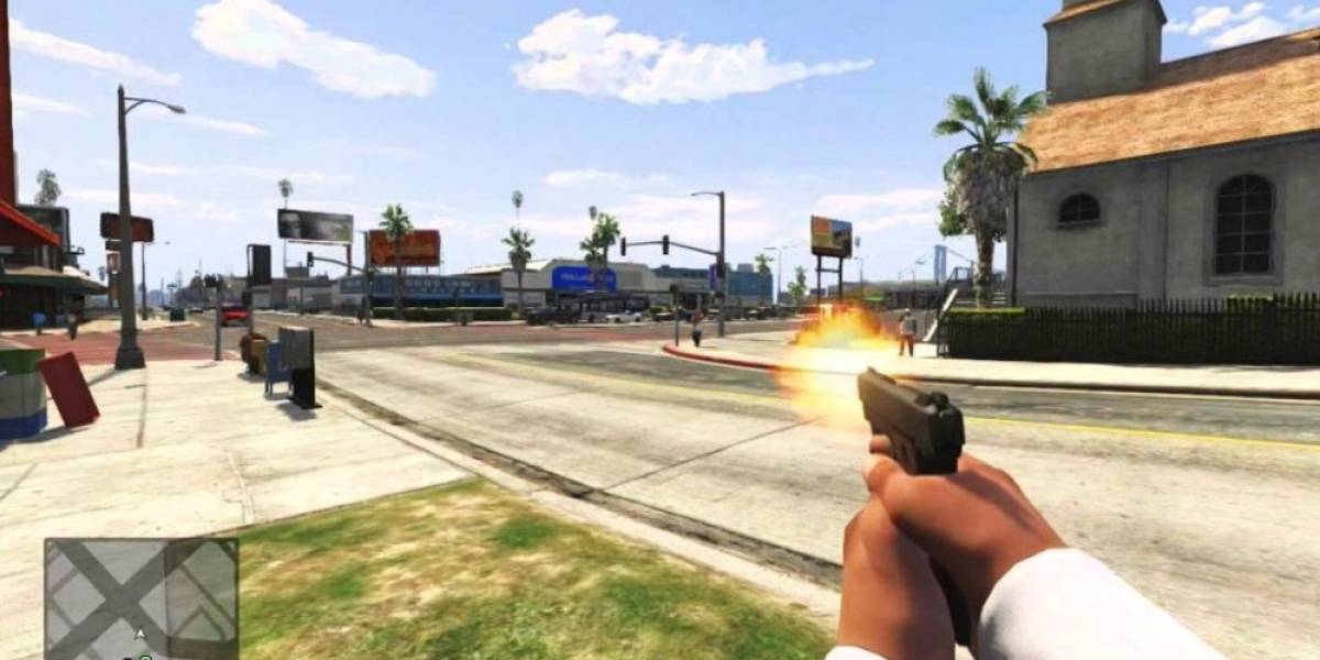 Así se ve Grand Theft Auto V en primera persona