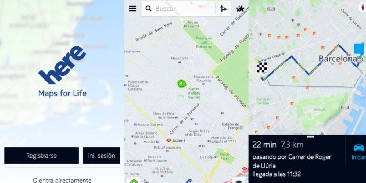 HERE de Nokia ya está disponible en la tienda de aplicaciones de Samsung