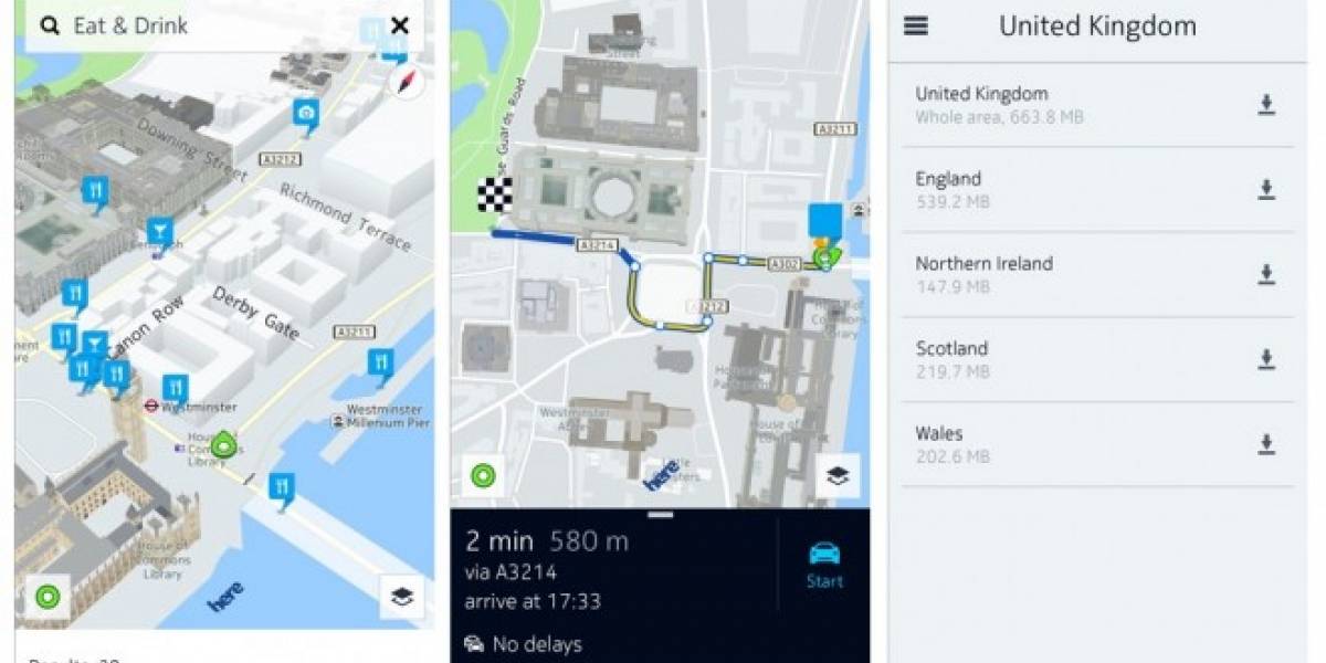 Nokia anuncia HERE para Android, pero de momento exclusivamente para los Samsung Galaxy
