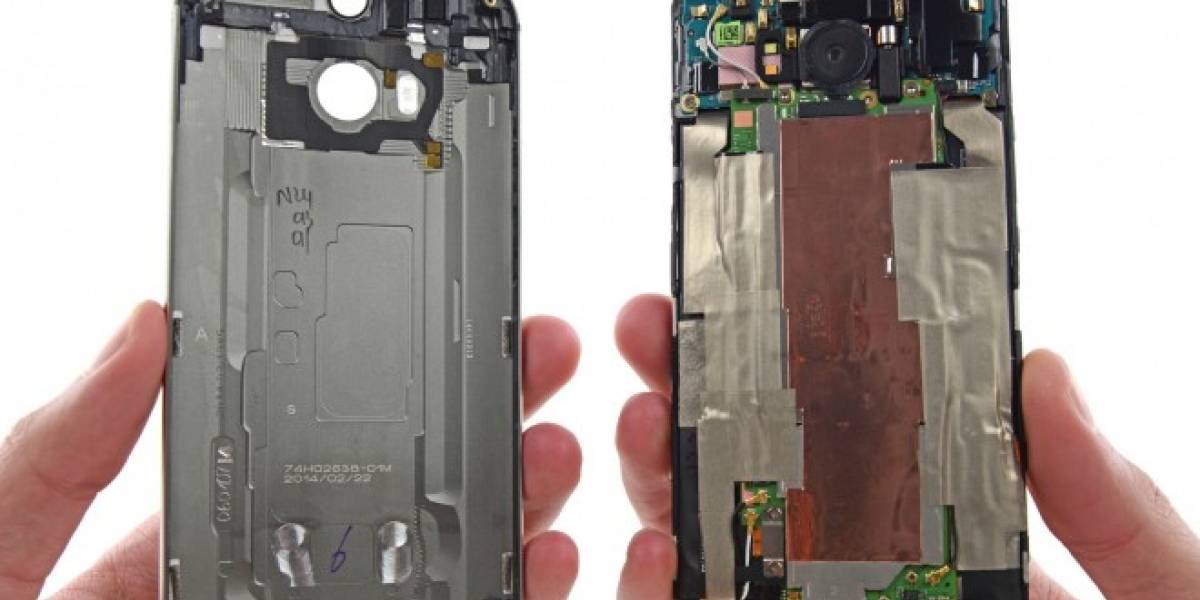 Desarman al HTC One (M8) y descubren que es muy difícil de reparar