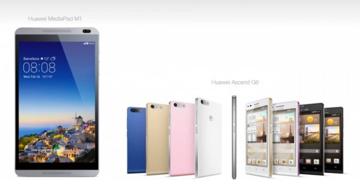 Huawei presenta Ascend G6 y MediaPad M1 con LTE de 150Mbps #MWC2014