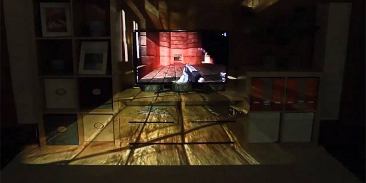Microsoft muestra en video el funcionamiento de IllumiRoom