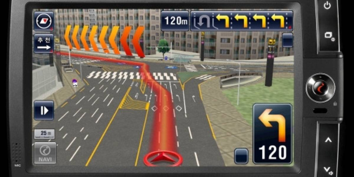 Thinkware iNAVI K7, cambiando la interfaz del GPS