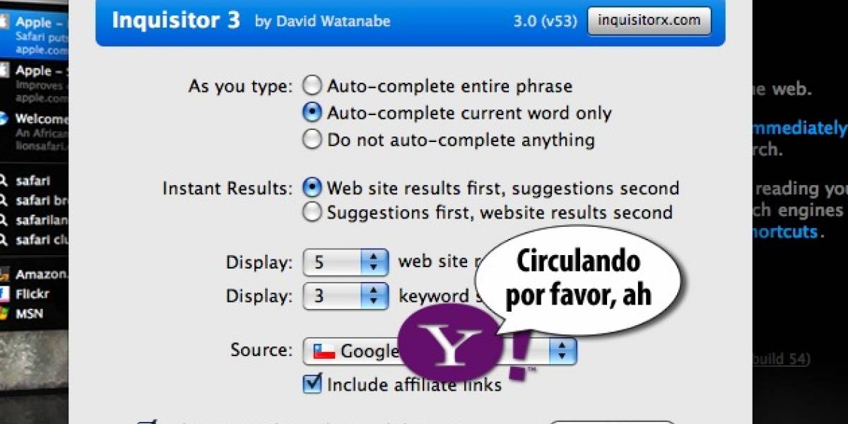 Yahoo se hace de Inquisitor