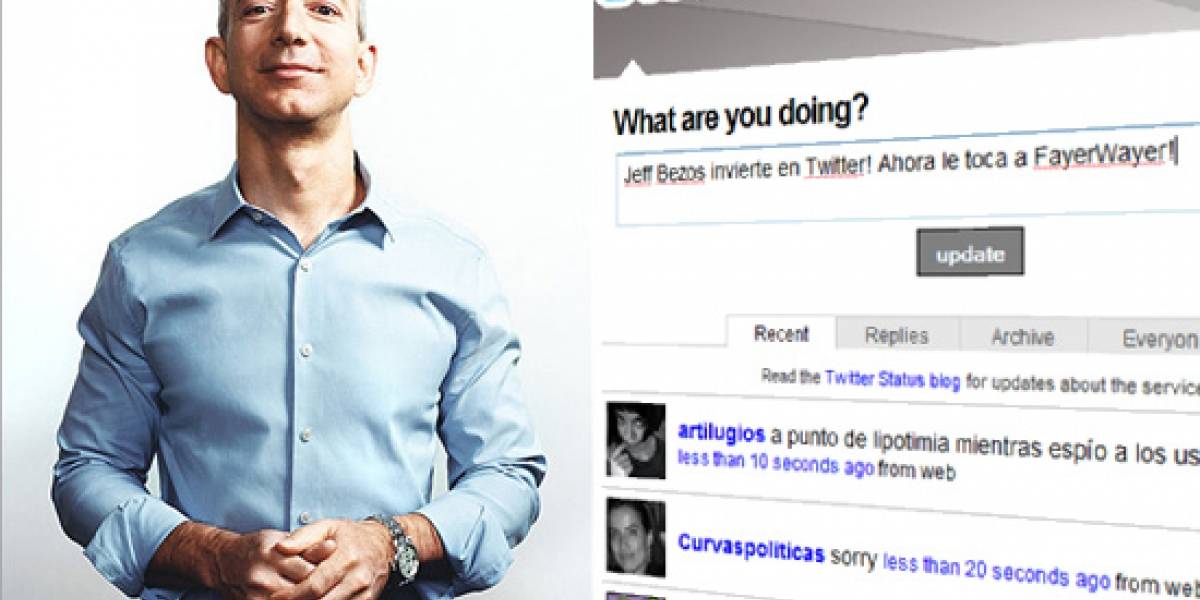Twitter recibe la mejor de las ayudas: Dinero y Bezos