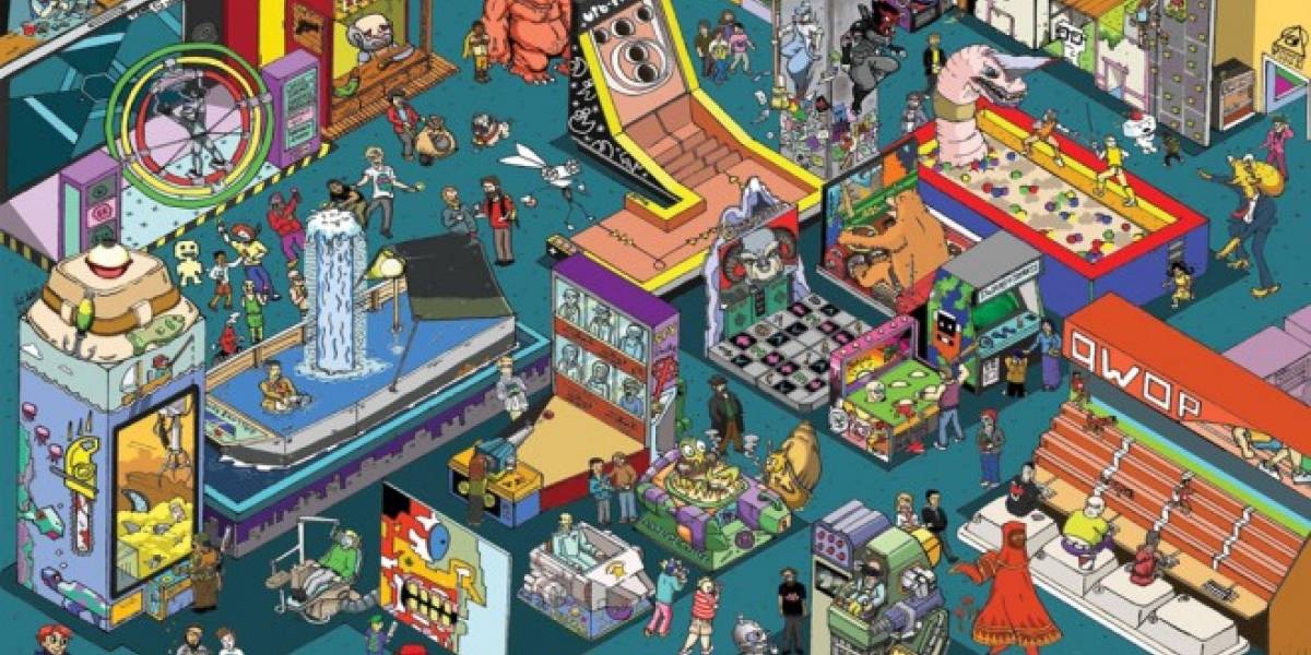 ¿Podrán encontrar los 31 videojuegos escondidos en el póster?