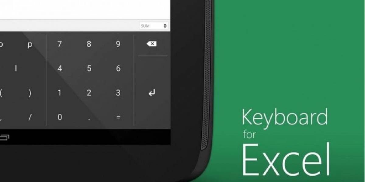 Microsoft lanza un teclado para usuarios de Excel en Android