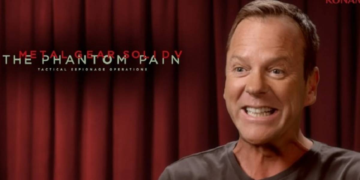 Kojima destapa a Kiefer Sutherland como la voz de Big Boss en Metal Gear Solid V #E3