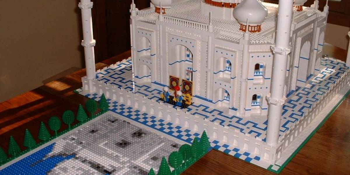 Inmenso LEGO del Taj Mahal rompe el récord de número de piezas