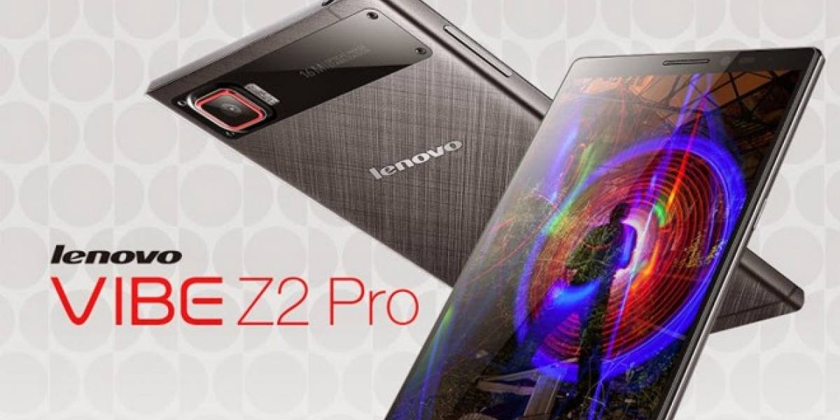 Lenovo lanza su nuevo smartphone tope de línea Vibe Z2 Pro