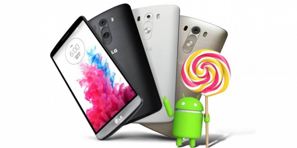 LG G3 ya comienza a recibir su porción de Android 5.0 Lollipop