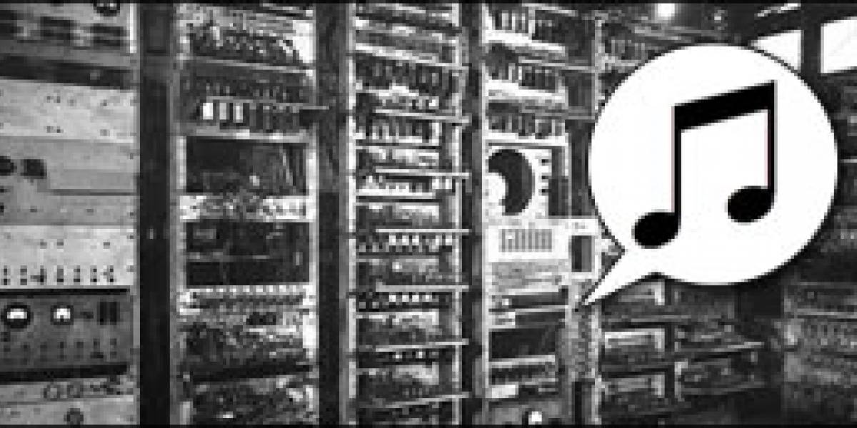 El primer registro de música generada por un computador
