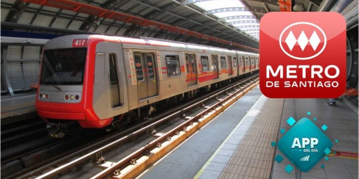 Planifica viajes y recibe alertas con la app oficial del Metro de Santiago