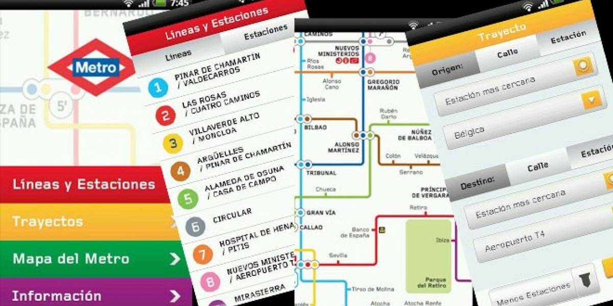 Metro de Madrid estrena aplicación Android